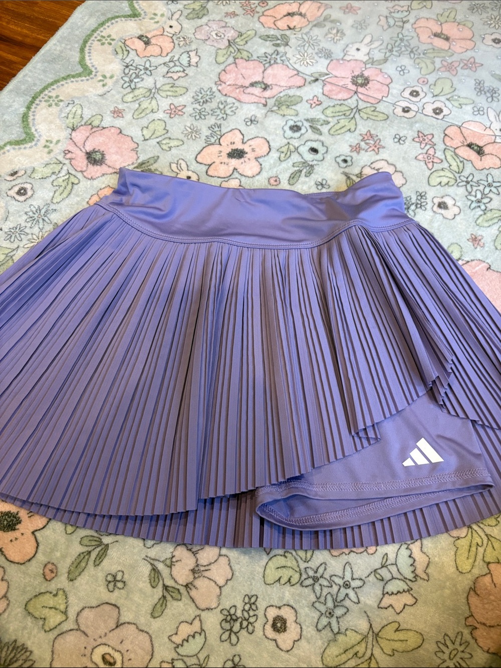 adidas Lavender kids Pleated Skater Tennis Skirt